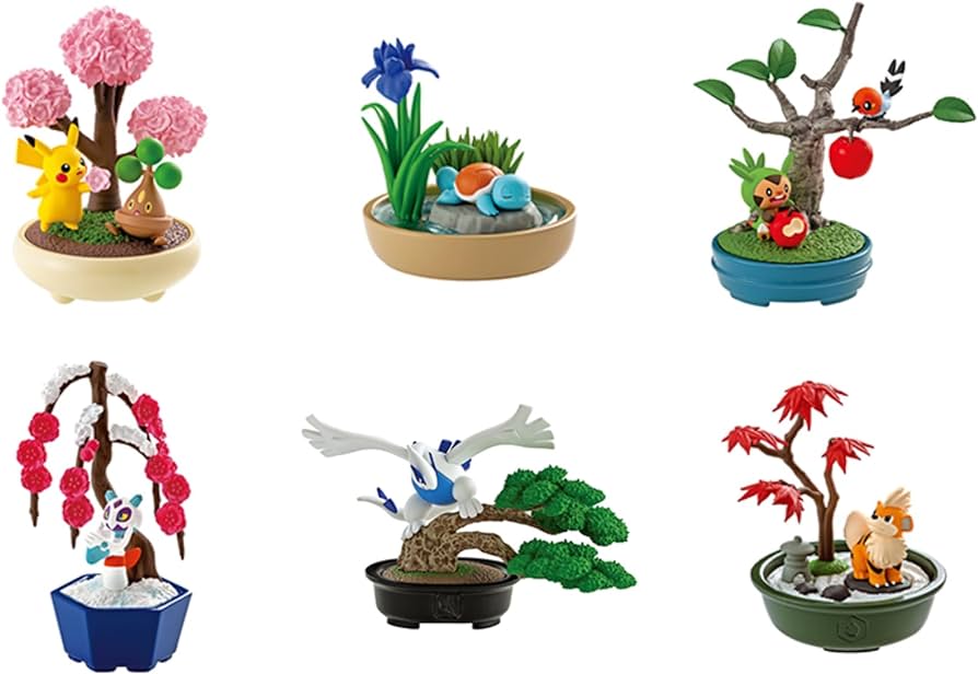 Pokemon Bonsai 2 (1 Random Box) (Re-ment Blind Box)