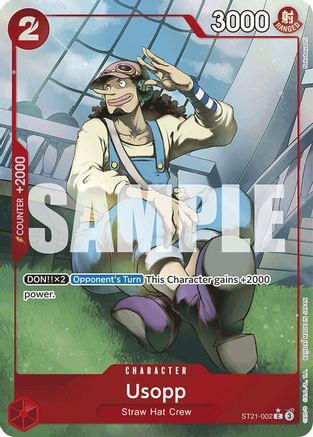 Usopp (Parallel) (ST21-002) - Starter Deck EX: Gear 5 Foil