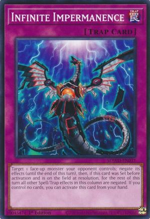Infinite Impermanence (SDWD-EN031) - Structure Deck: Blue-Eyes White Destiny 1st Edition