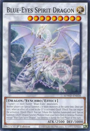 Blue-Eyes Spirit Dragon (SDWD-EN038) - Structure Deck: Blue-Eyes White Destiny Unlimited