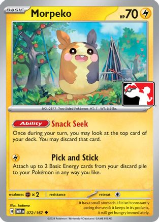 Morpeko - 072-167 72 - Prize Pack Series Cards