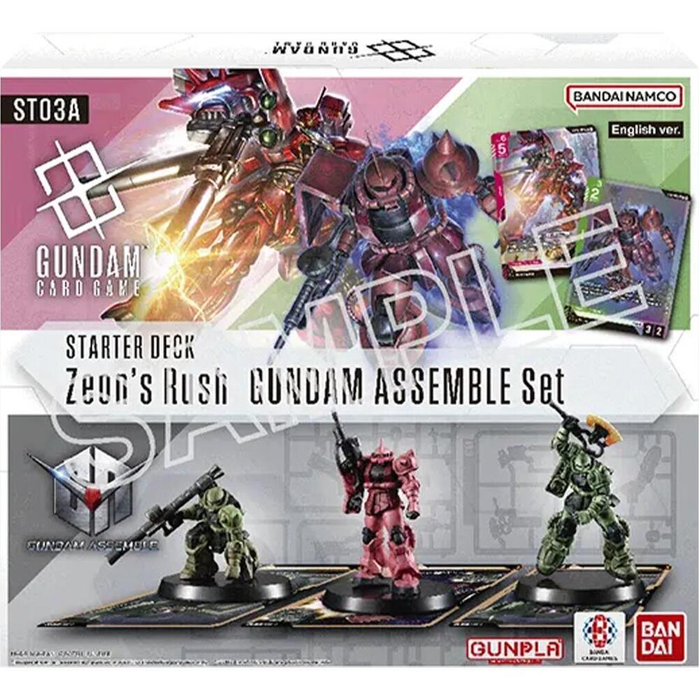 Gundam Card Game - Zeon's Rush - Starter Deck Gundam Assemble (ST03A)