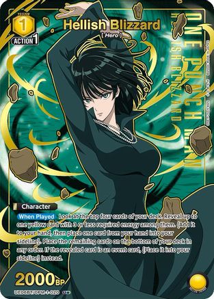 Hellish Blizzard (020) (U*) (UE06BT/OPM-1-020) - UE06BT One Punch Man Foil