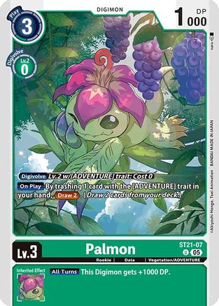 Palmon (ST21-07) - Starter Deck 21: Hero of Hope
