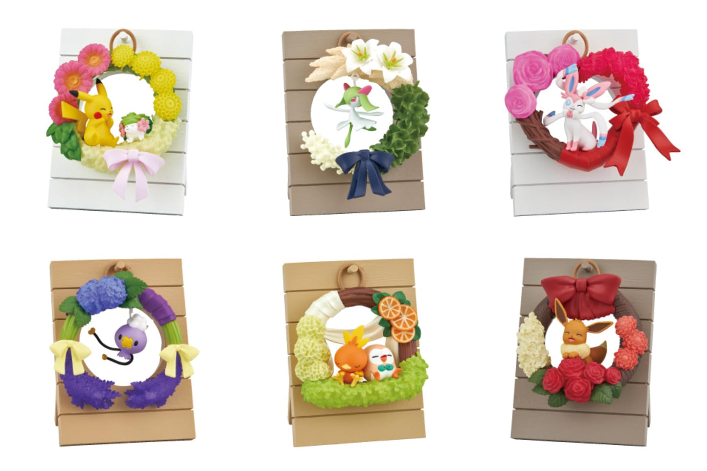 Pokemon Happiness Wreath (1 Box) (Re-ment Blind Box)