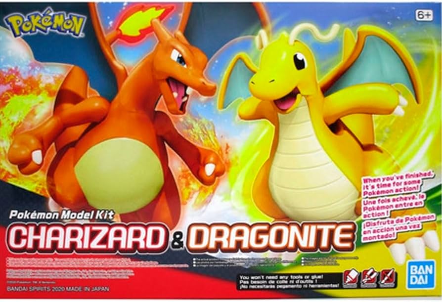 CHARIZARD & DRAGONITE Model Kit