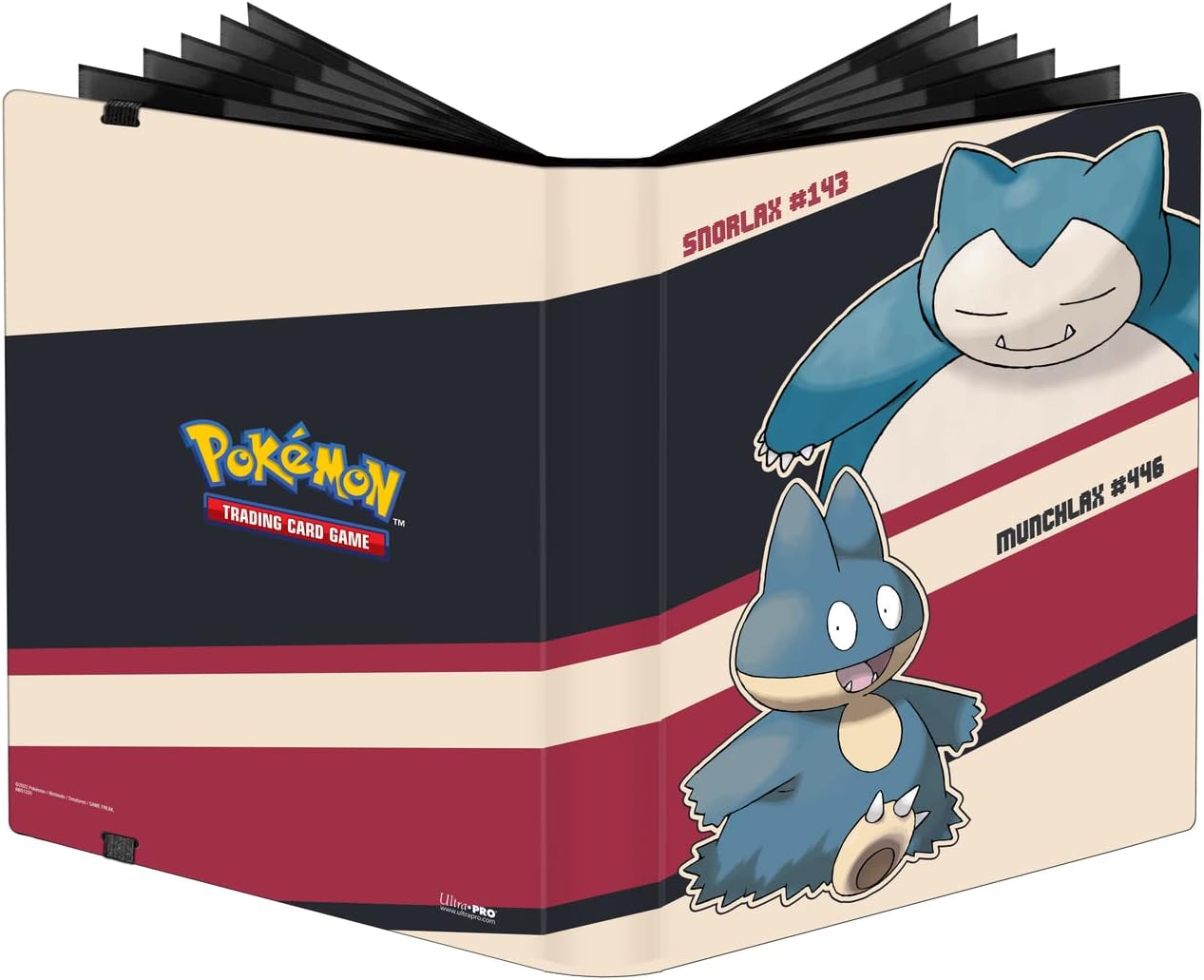 Ultra Pro - 4-Pocket Portfolio Binder - Pokemon - Snorlax and Munchlax