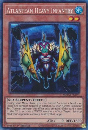 Atlantean Heavy Infantry (Collector's Rare) (MZTM-EN073) - Maze of the Master 1st Edition