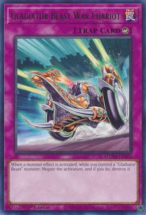 Gladiator Beast War Chariot (MZTM-EN105) - Maze of the Master 1st Edition
