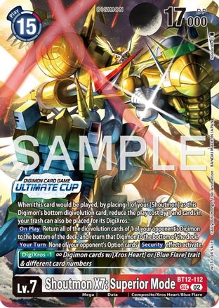 Shoutmon X7: Superior Mode (Ultimate Cup 25-26 Season 1) (BT12-112) - Across Time