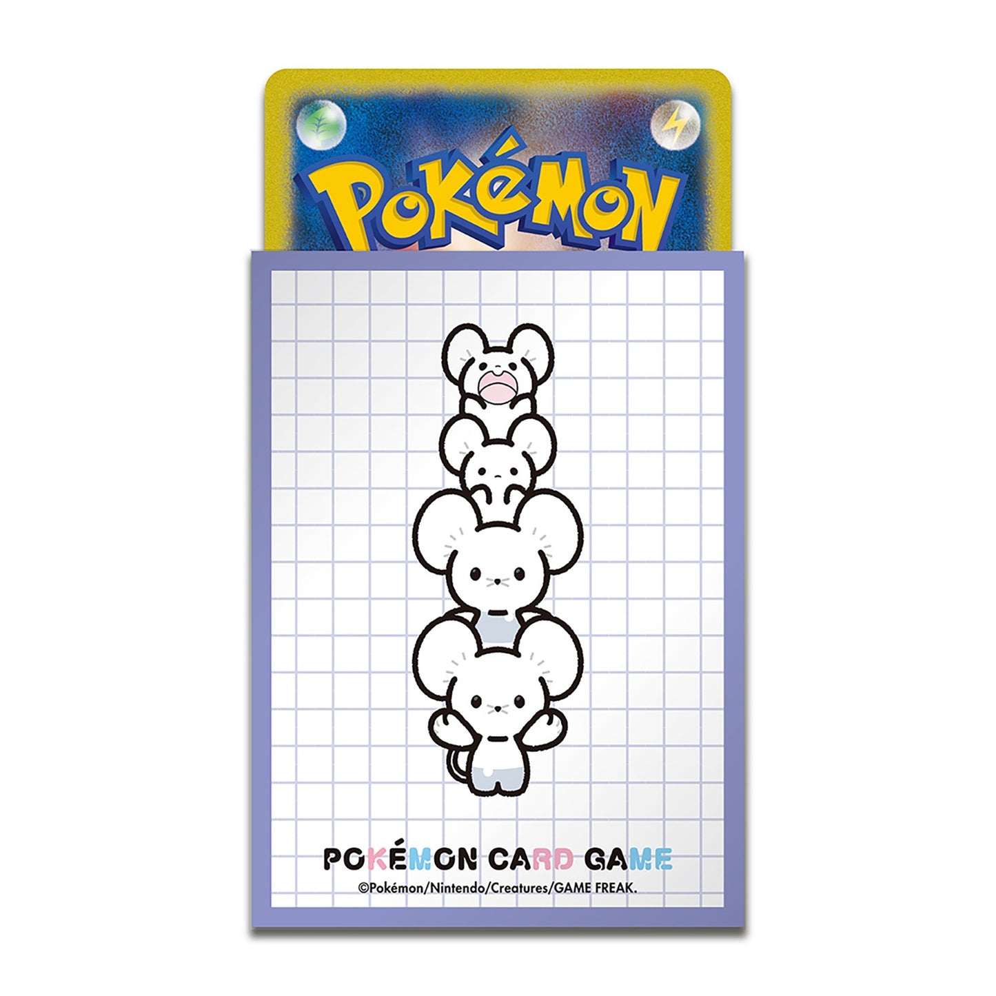 Pokémon Center Japan Official Sleeves: Tandemaus Sleeves (Purple)