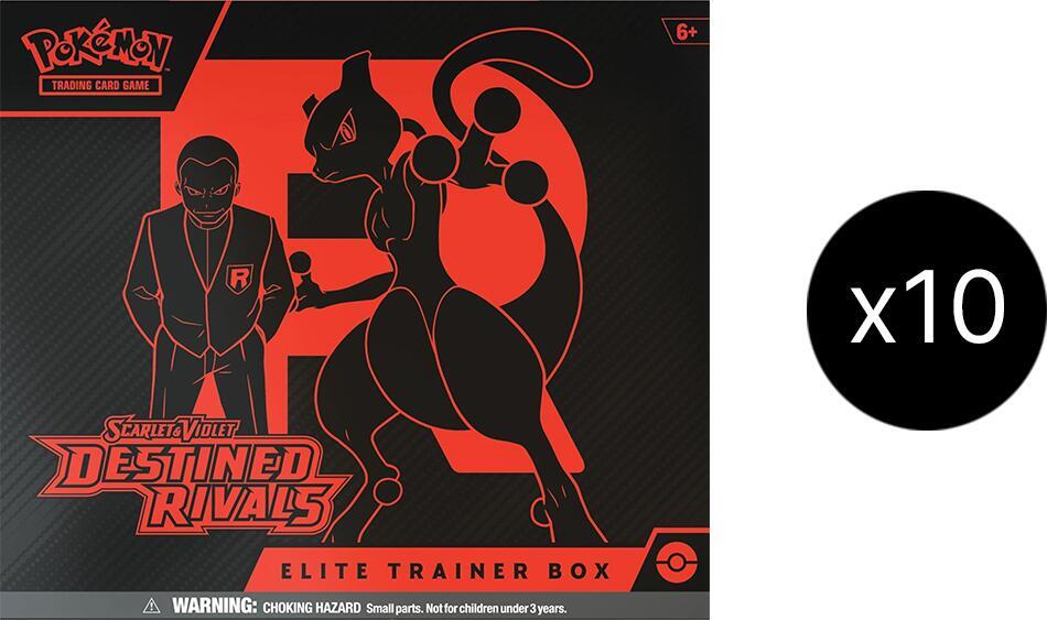 Pokémon TCG - Scarlet & Violet - Destined Rivals - Elite Trainer Box Case