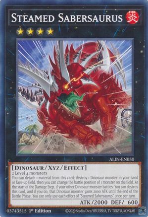 Steamed Sabersaurus (ALIN-EN050) - Alliance Insight 1st Edition