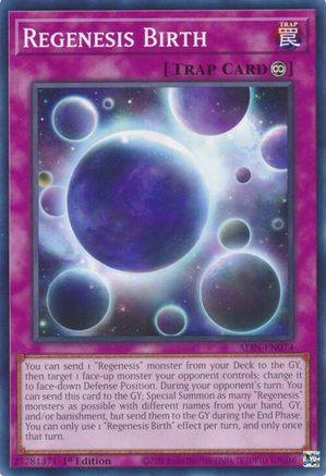 Regenesis Birth (ALIN-EN074) - Alliance Insight 1st Edition
