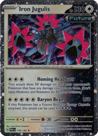 Iron Jugulis - 158/182 (Cosmos Holo) 158 - Miscellaneous Cards & Products Holofoil