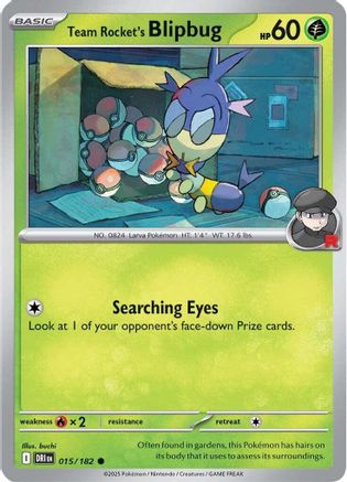 Team Rocket's Blipbug 15 - SV10 Destined Rivals Reverse Holofoil
