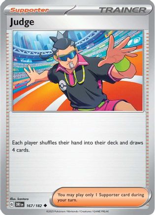 Judge - 167/182 167 - SV10 Destined Rivals Reverse Holofoil
