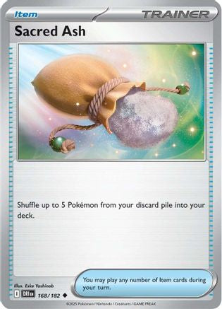 Sacred Ash 168 - SV10 Destined Rivals Reverse Holofoil