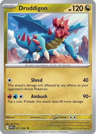 Druddigon 71 - SV White Flare