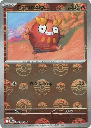 Darumaka (Poke Ball Pattern) 13 - SV Black Bolt Holofoil