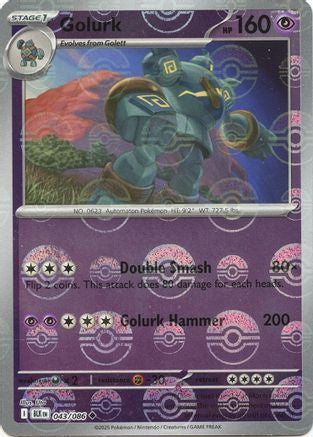 Golurk (Poke Ball Pattern) 43 - SV Black Bolt Holofoil