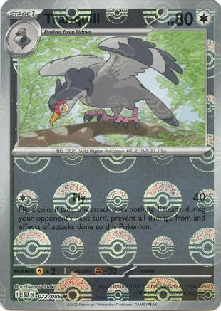 Tranquill (Poke Ball Pattern) 72 - SV Black Bolt Holofoil