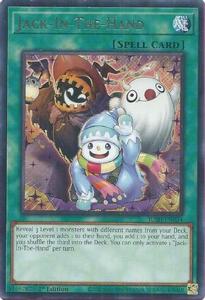 Jack-In-The-Hand (JUSH-EN054) - Justice Hunters 1st Edition