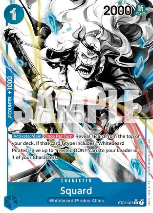 Squard (Parallel) (ST22-007) - Starter Deck 22: Ace & Newgate Foil
