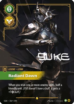 Leona - Radiant Dawn (Alternate Art) (306*/298) - Origins