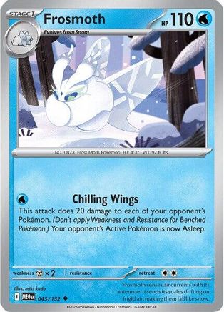 Frosmoth 43 - ME01 Mega Evolution