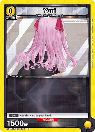 Yuni (025) (UE14BT/NIK-1-025) - UE14BT GODDESS OF VICTORY NIKKE