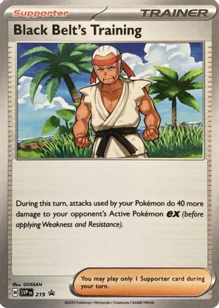 Black Belt's Training - 219 219 - SV Scarlet & Violet Promo Cards