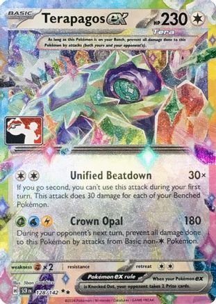 Terapagos ex - 128/142 (Series 7) 128 - Prize Pack Series Cards Holofoil