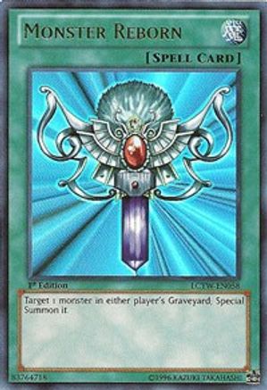 Monster Reborn (LCYW-EN058) - Legendary Collection 3: Yugi's World 1st Edition