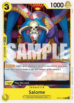 Salome (OP14-106) - The Azure Sea's Seven Release Event Cards