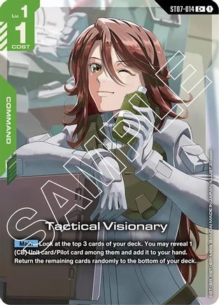 Tactical Visionary (C+) (ST07-014) - Starter Deck 07 Celestial Drive Holofoil