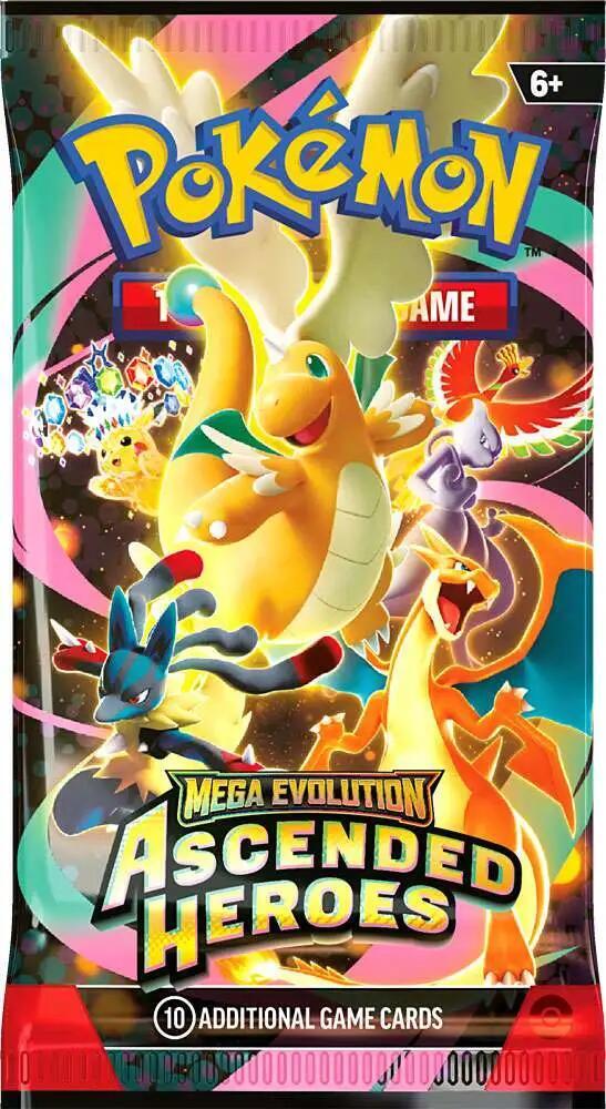 Pokémon TCG - Mega Evolution - Ascended heroes - Bundle of 50 Booster Packs