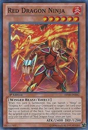 Red Dragon Ninja (ABYR-EN082) - Abyss Rising 1st Edition