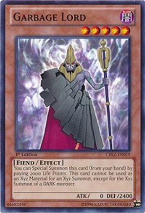 Garbage Lord (CBLZ-EN019) - Cosmo Blazer 1st Edition