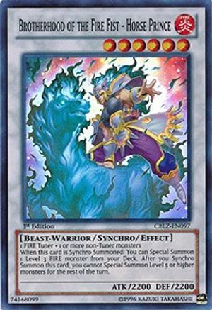 Brotherhood of the Fire Fist - Horse Prince (CBLZ-EN097) - Cosmo Blazer Unlimited