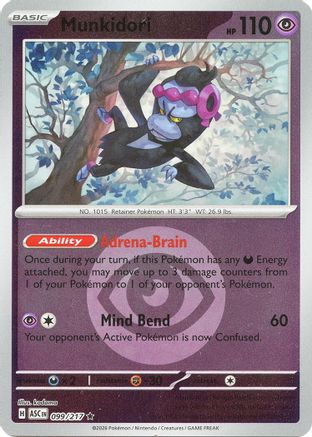 Munkidori (Energy Symbol Pattern) 99 - ME Ascended Heroes Reverse Holofoil