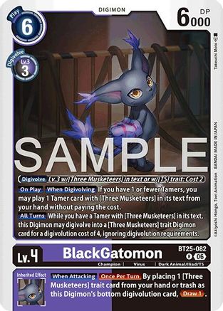 BlackGatomon (BT25-082) - Dual Revolution Foil