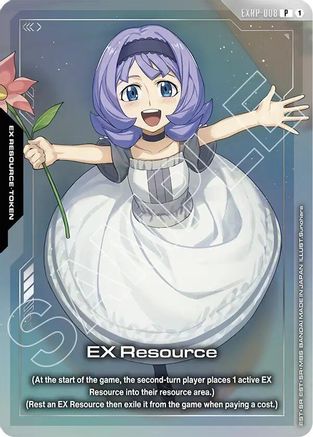 EX Resource (EXRP-008) (Premium Card Collection Gundam Assemble - PC01A) (EXRP-008) - Promotional EX Resource Tokens Holofoil