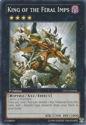 King of the Feral Imps (LTGY-EN056) - Lord of the Tachyon Galaxy 1st Edition