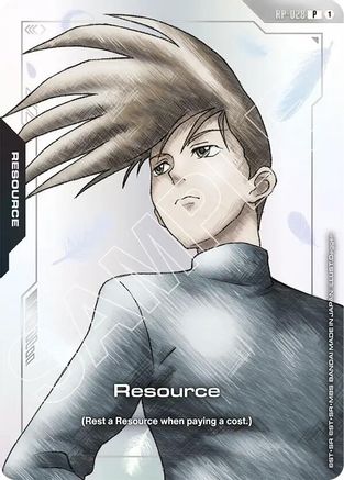 Resource (RP-028) (Premium Accessory Set - Mobile Suit Gundam Wing) (RP-028) - Promotional Resource Tokens Holofoil