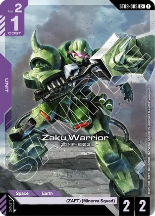 Zaku Warrior (C+) (ST09-005) - Starter Deck 09 Destiny Ignition Holofoil