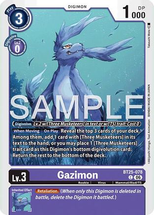 Gazimon (BT25-078) - Dual Revolution