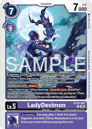 LadyDevimon (BT25-083) - Dual Revolution