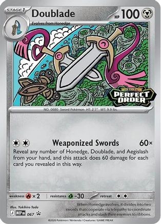 Doublade - 067 67 - ME Mega Evolution Promo Holofoil