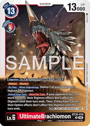 UltimateBrachiomon (BT25-019) - Dual Revolution Foil